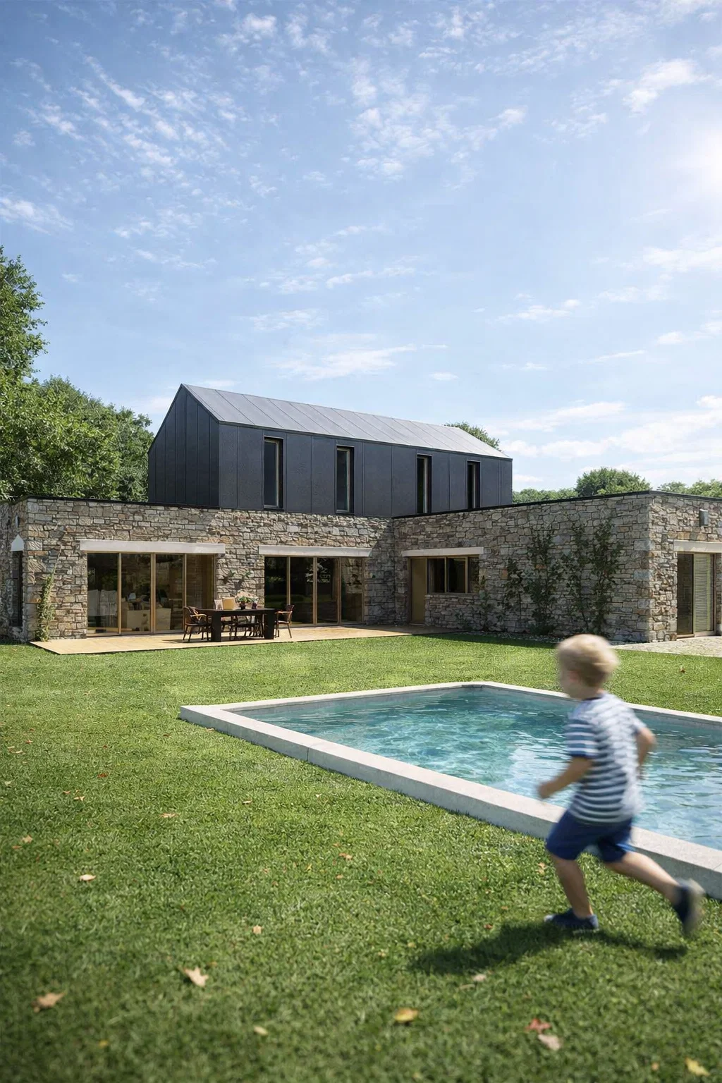 Maison familiale moderne rurale